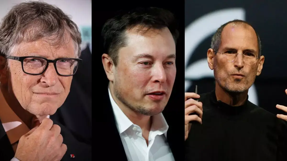 Bill Gates Steve Jobs Elon Musk