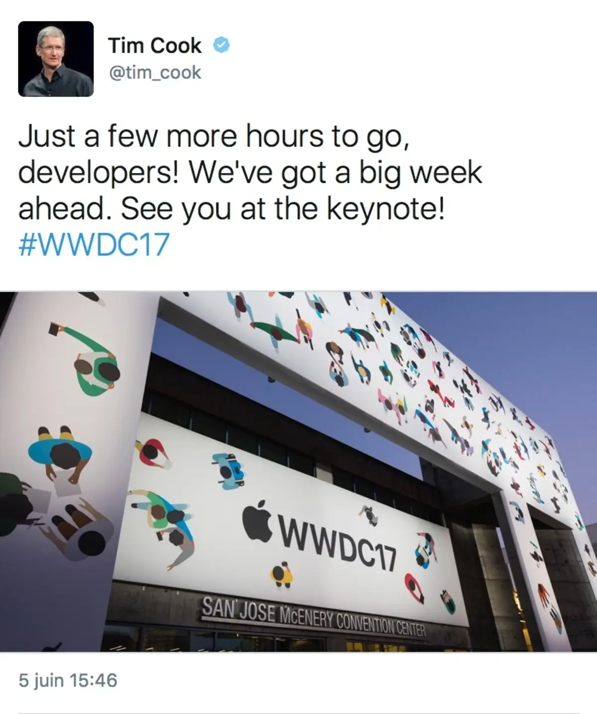 #WWDC: טים קוק מכריז על שבוע עמוס למפתחים!