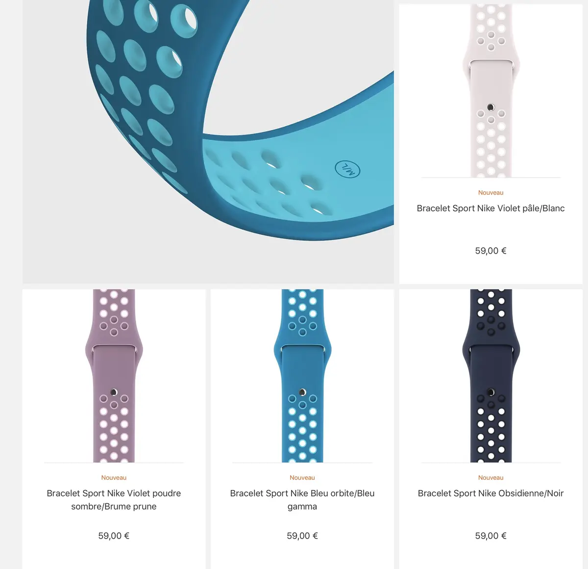 Oh ! De nouveaux bracelets pour Apple Watch !