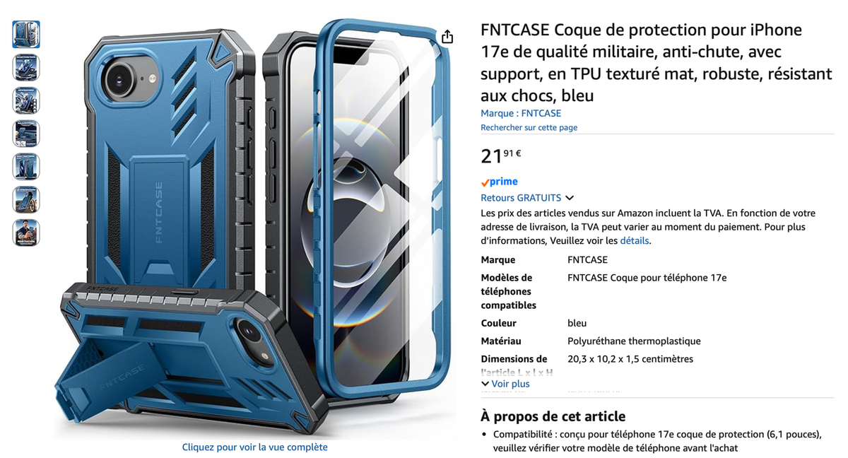 iPhone 17e&nbsp;: les accessoiristes l&egrave;vent le voile sur le design