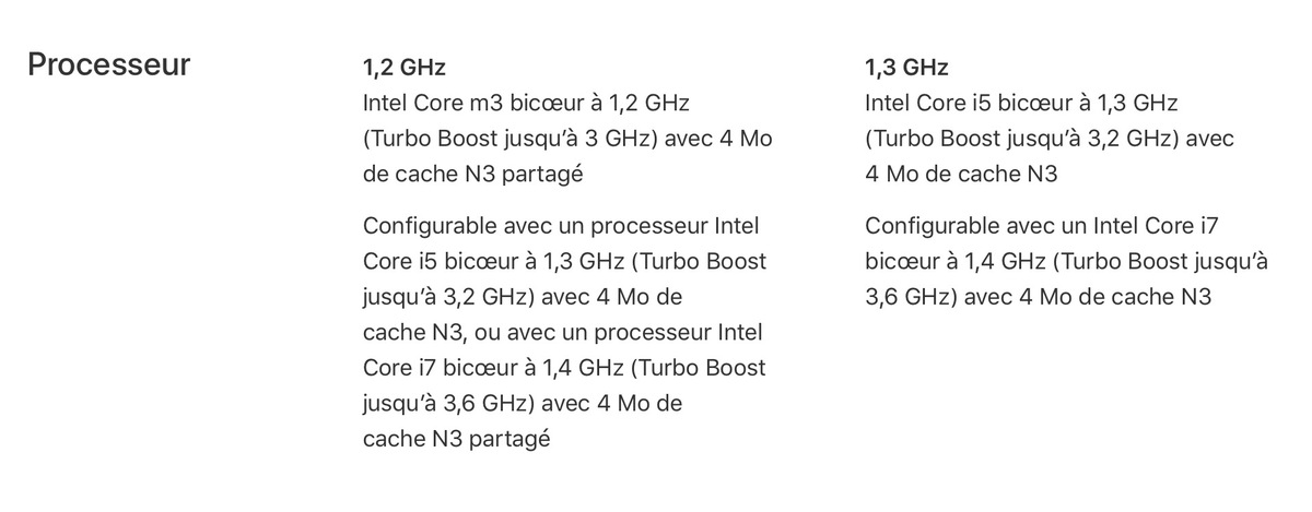 Nouveaux MacBook : pas beaucoup plus puissants malgré les core i5/i7