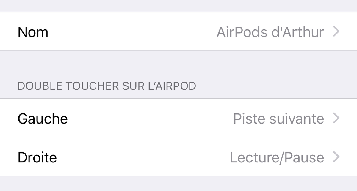 AirPods : de nouveaux raccourcis tactiles avec iOS 11