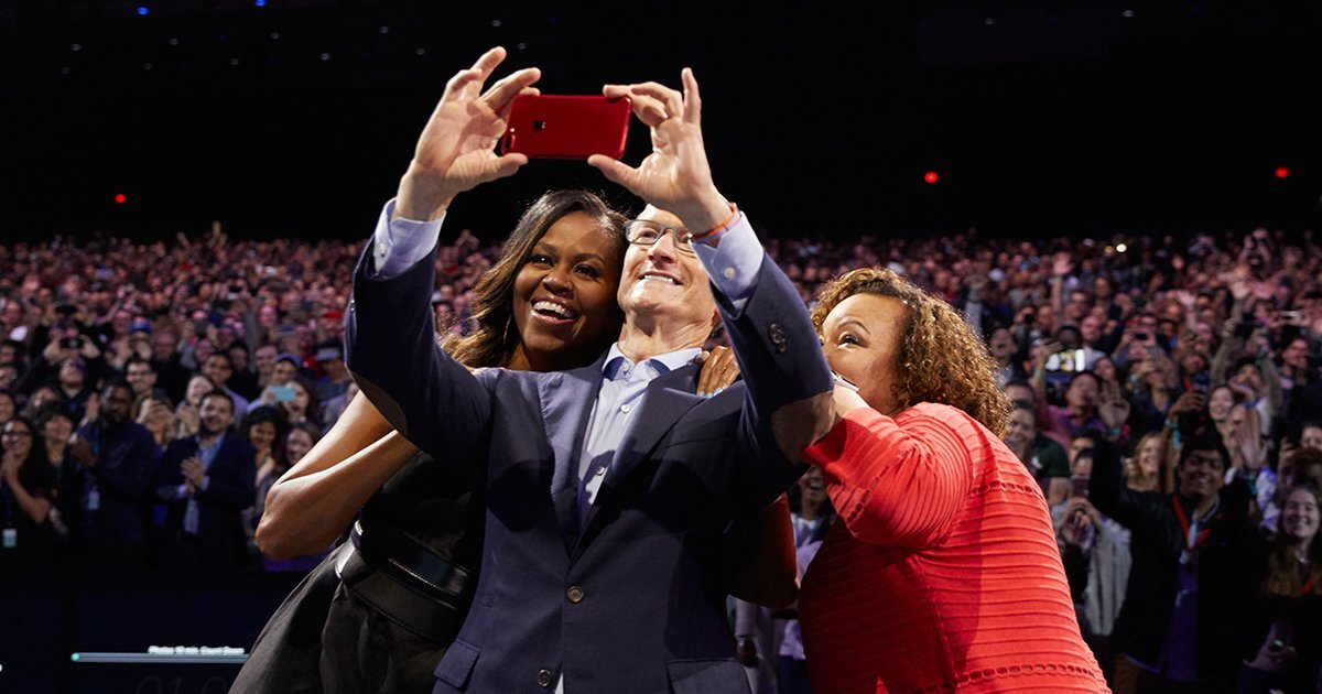 Michelle Obama #WWDC : "Les femmes s'occupent de tout! (Qui donc va utiliser vos apps ?)"