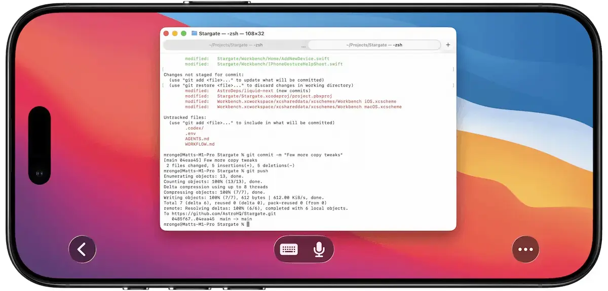 Astropad Workbench&nbsp;: une nouvelle app pour piloter (&agrave; distance) des agents IA sur Mac