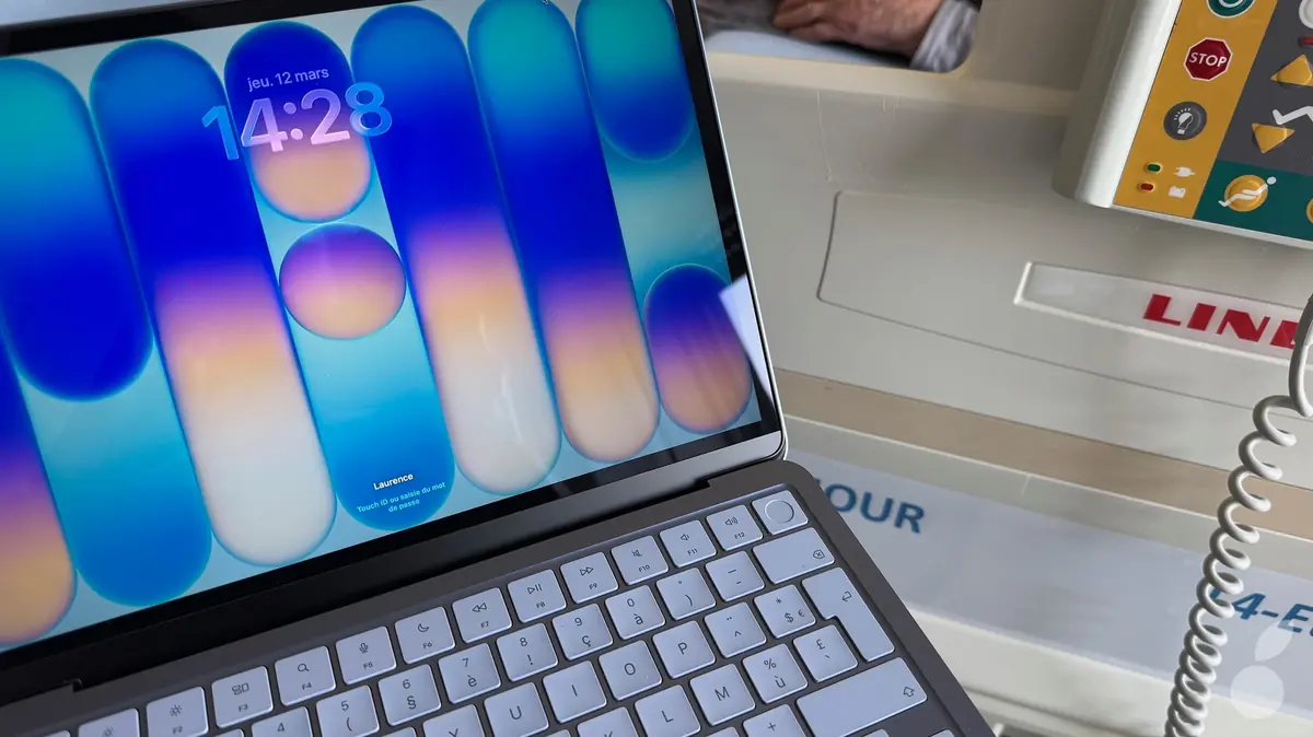 Le Mac &agrave; l'h&ocirc;pital...