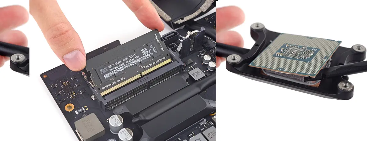 Le CPU et la RAM des iMac 4k ne sont pas soudés ! (Oui, mais...)