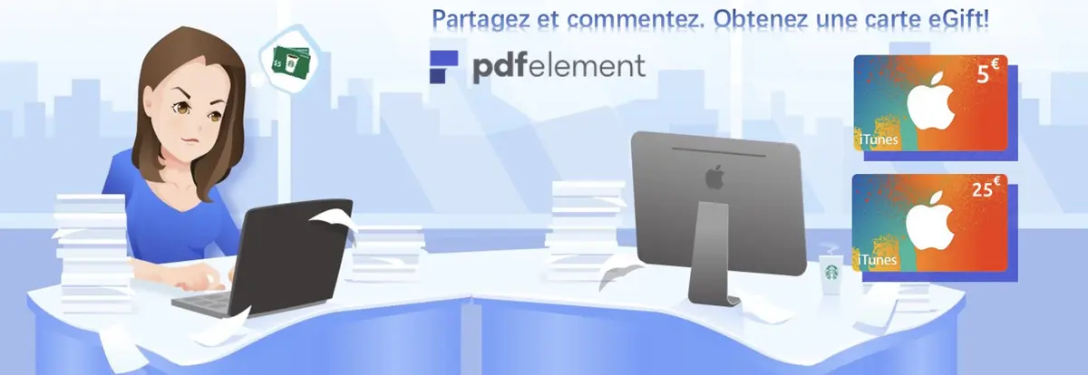 Concours : gagnez des cartes iTunes grâce à PDFelements 6 !