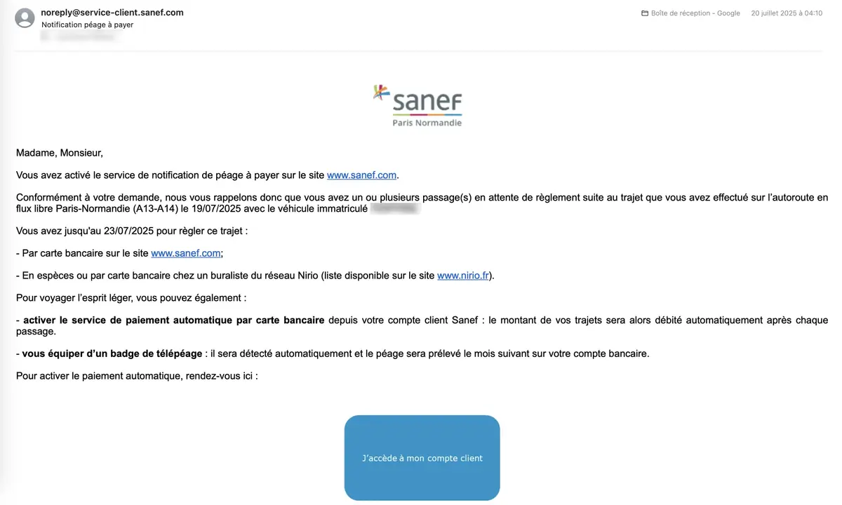 Arnaques aux péages en flux libre ! Comment éviter le piège ?
