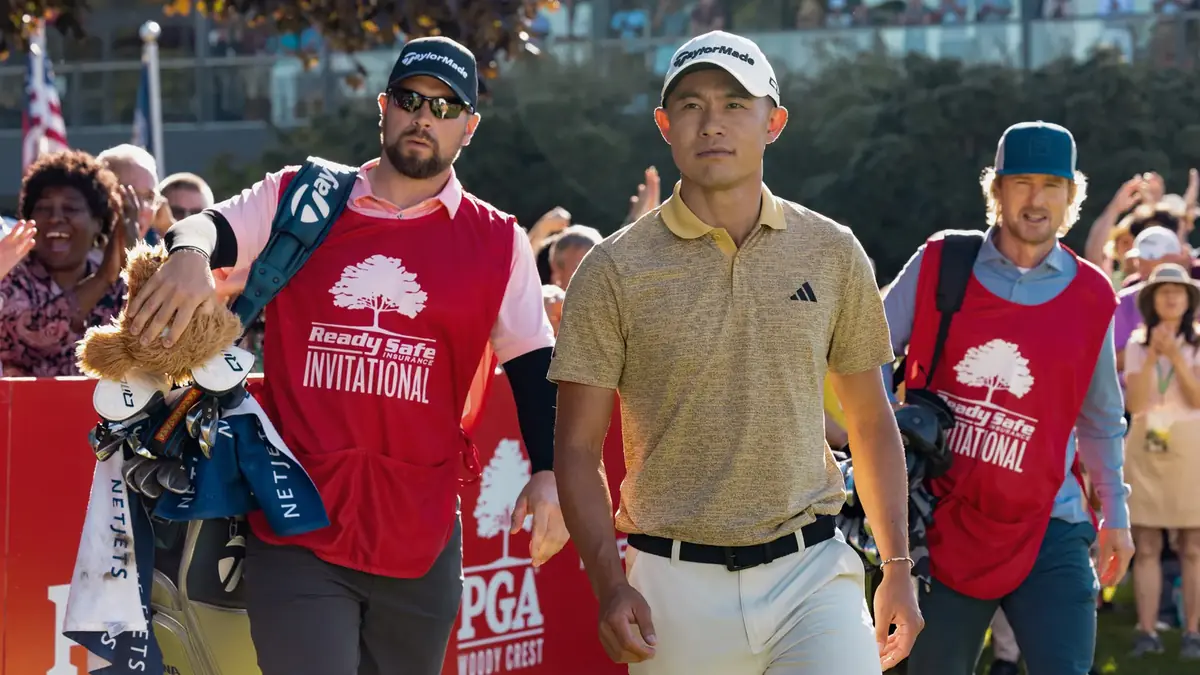 Collin Morikawa et Owen Wilson