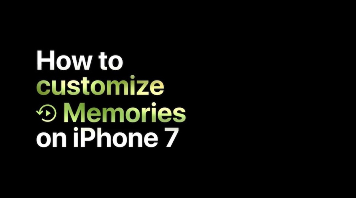 Vidéos deux nouveaux tutoriels pour la fonction Souvenirs d'iOS 10