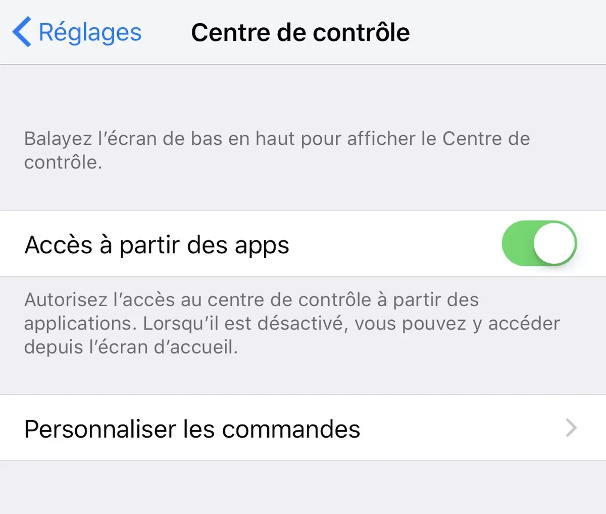 iOS 11b2 : désactiver le Centre de Contrôle dans les apps & Ne Pas Déranger dans CarPlay