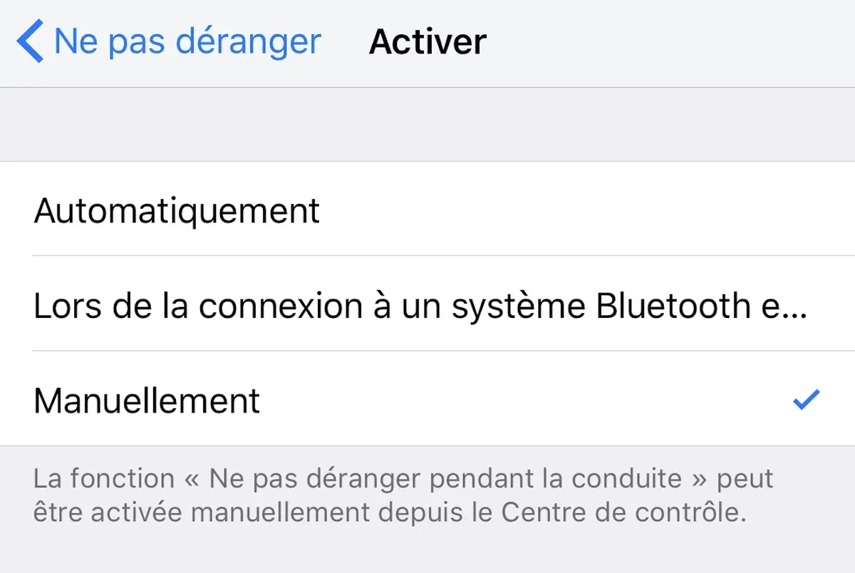 iOS 11b2 : désactiver le Centre de Contrôle dans les apps & Ne Pas Déranger dans CarPlay