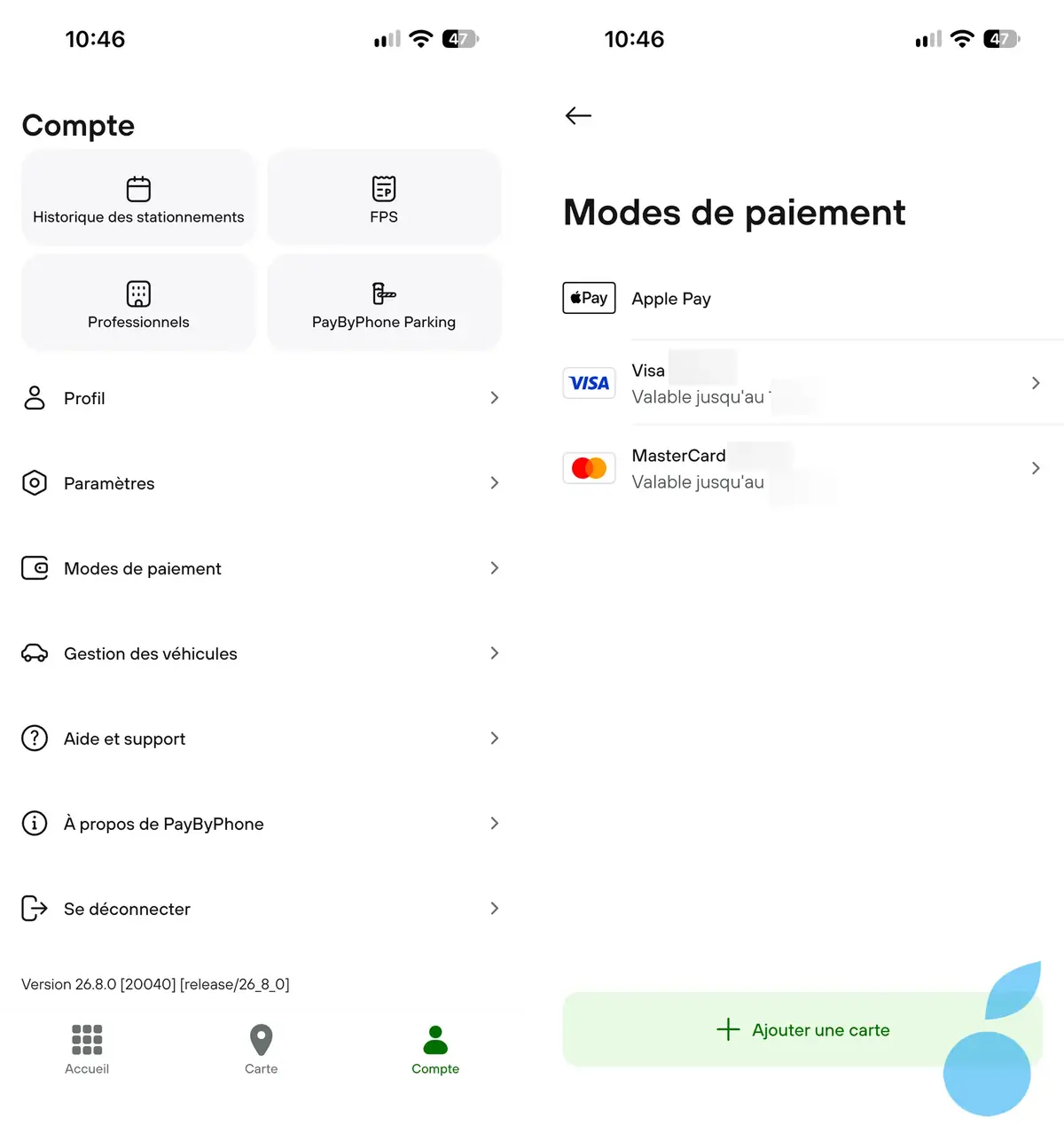 PayByPhone int&egrave;gre (enfin) Apple Pay&nbsp;!