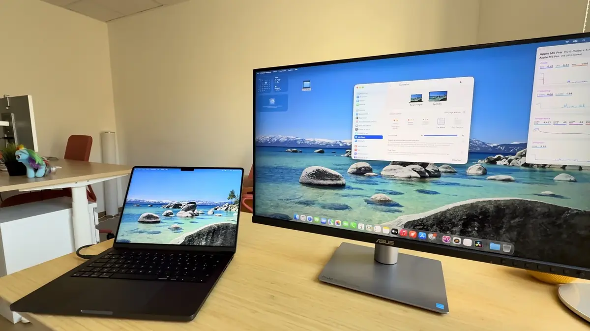 Asus ZenScreen MQ16FC et ProArt 5K PA27JCV&nbsp;: deux &eacute;crans pour les MacUsers fixes et mobiles