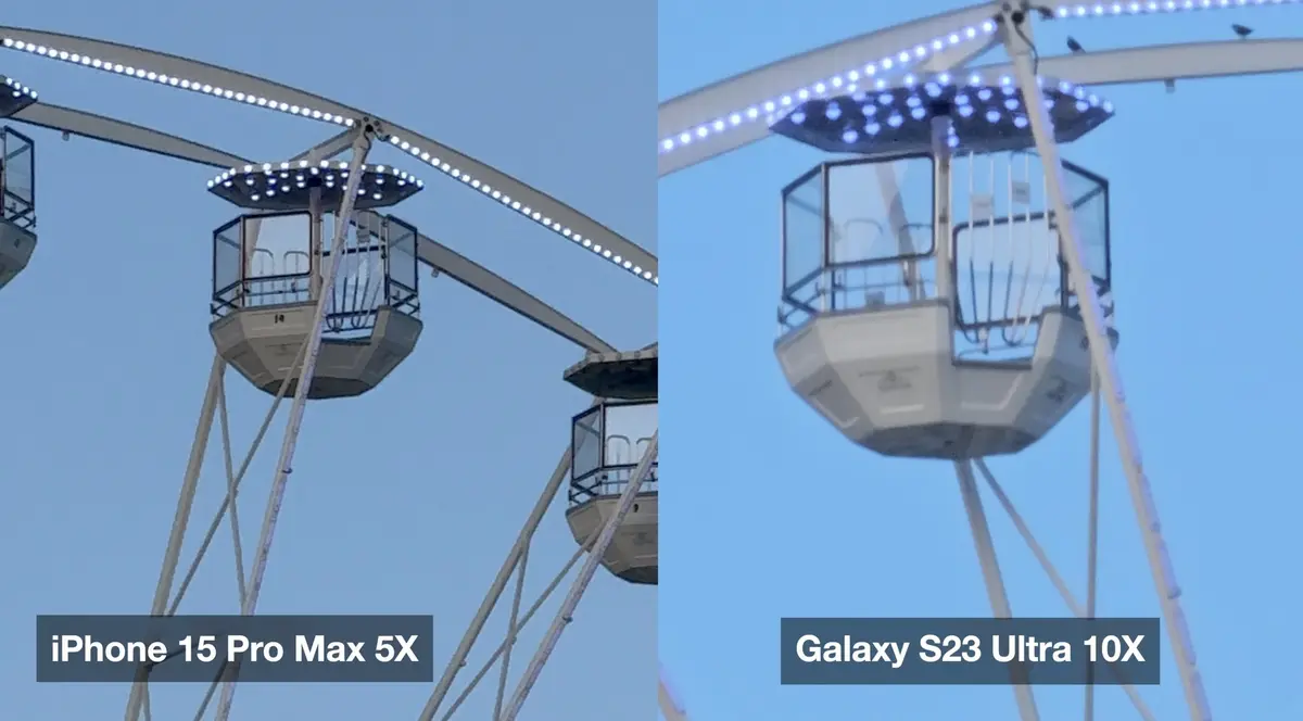 Test iPhone 15 Pro Max vs Samsung Galaxy S23 Ultra : comparatif photo/vidéo !