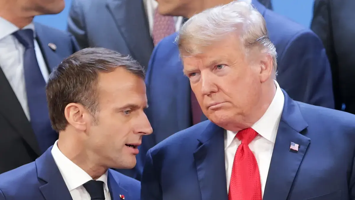 Donald Trump Elon Musk Emmanuel Macron