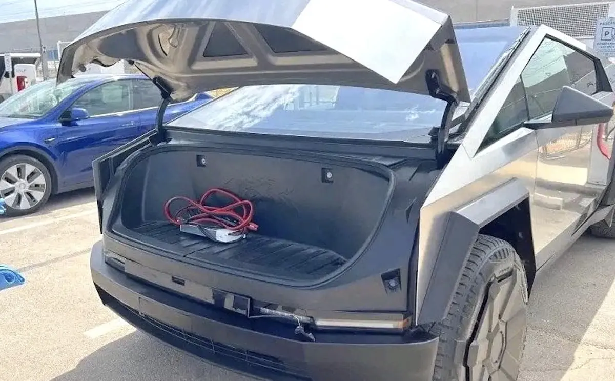 Pas de V2L mais une batterie Ecoflow dans le Frunk du Tesla Cybertruck !?