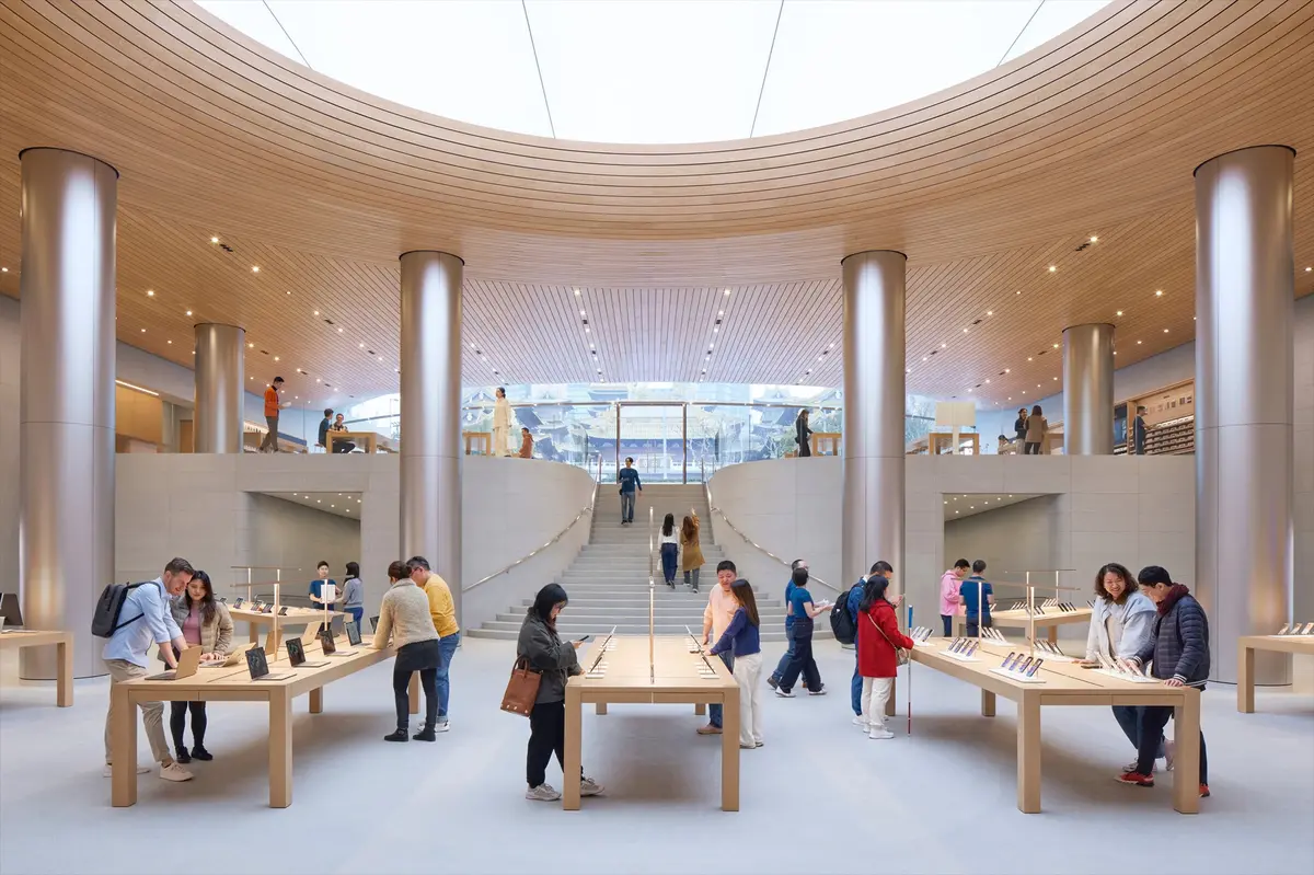 Quelle est la particularité du nouvel Apple Store de Shanghai ?