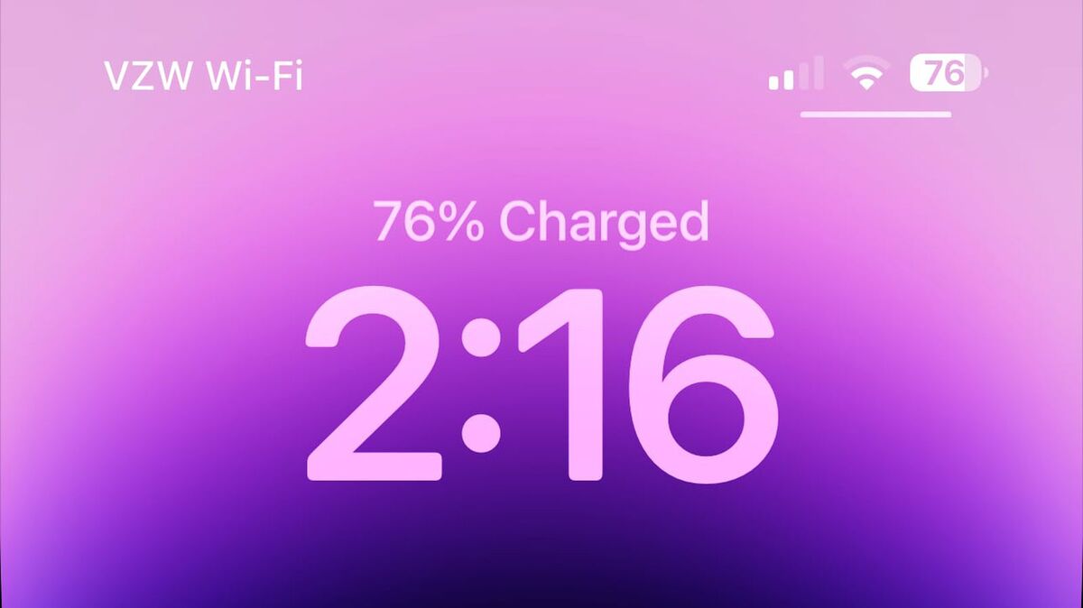 iOS 16.1 : les aventures du pourcentage de batterie (affichage, police, couleur...)