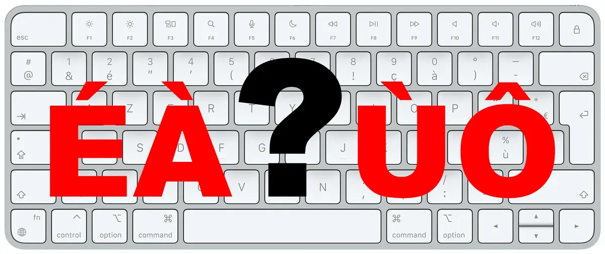 Clavier Mac lettres accentuées majuscules