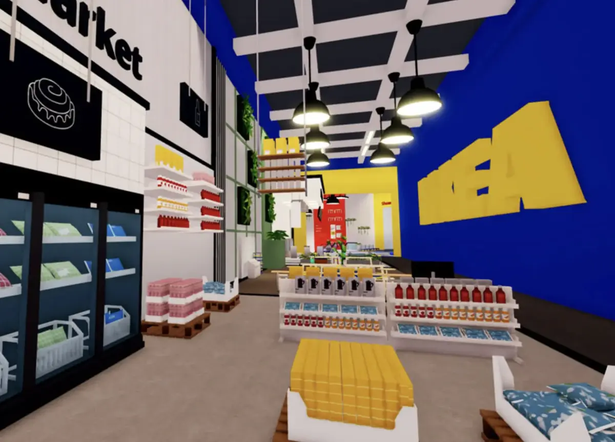 La boutique virtuelle d'Ikea dans Roblox