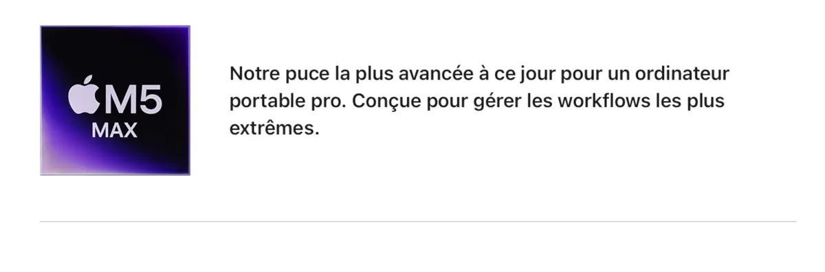 Test des MacBook Pro M5 Pro et M5 Max&nbsp;: des performances incroyables, mais...