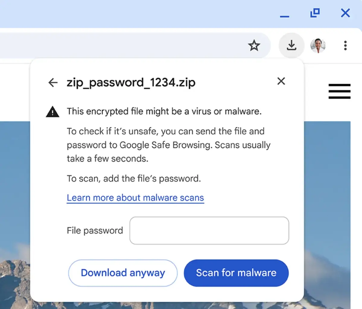 Chrome améliore la sécurité pour les fichiers téléchargés