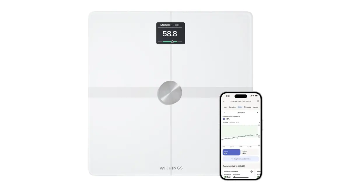 Balance connect&eacute;e promo Withings Body smart prix le plus bas