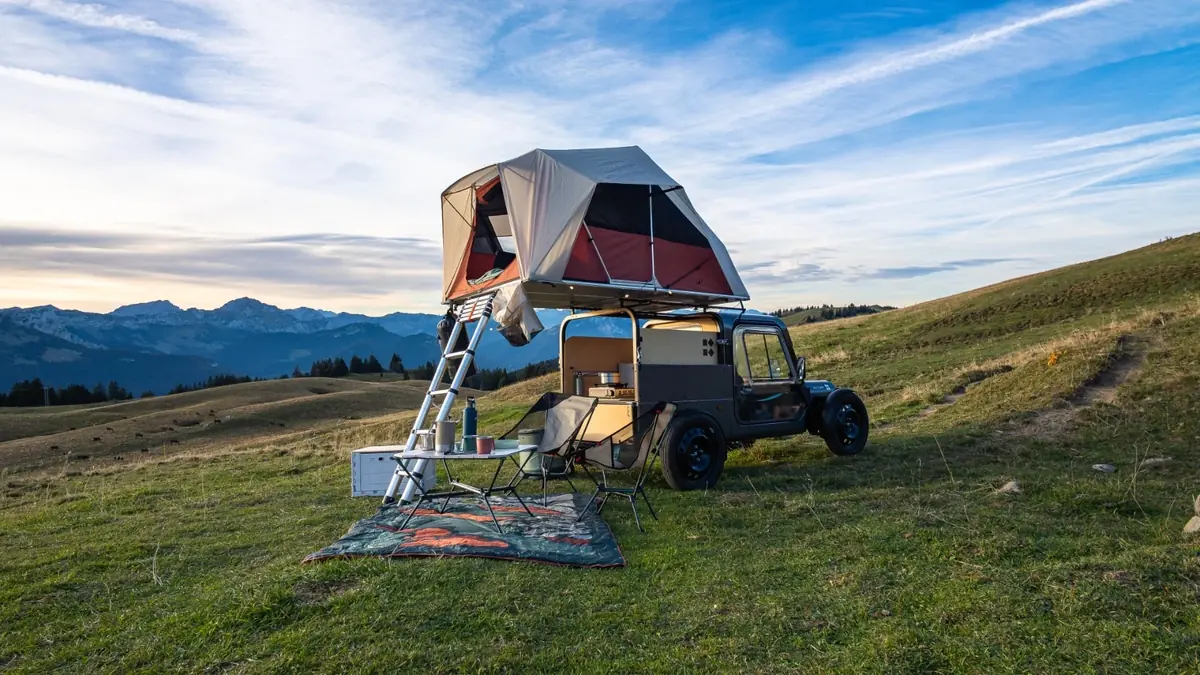 Kilow La Bagnole&nbsp;: une tente de toit Decathlon pour partir camper d&egrave;s 14 ans