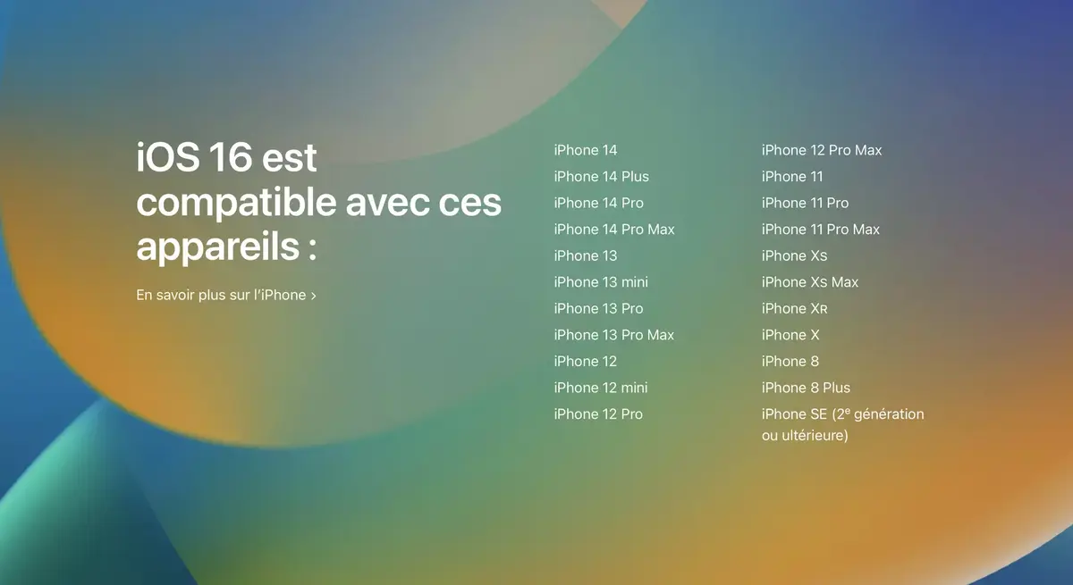 iOS 17 finalement compatible avec tous les iPhone faisant tourner iOS 16 ?