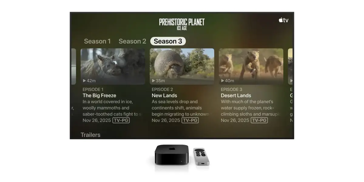 tvOS 27&nbsp;: votre Apple TV 4K va lire Apple Music en Lossless et se mettre &agrave; jour depuis l'iPhone