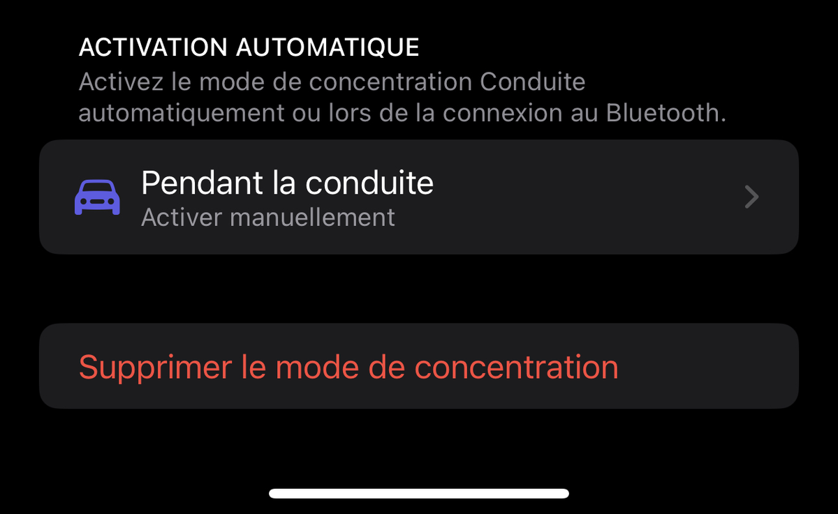 Comment activer le mode Conduite et les réponses automatiques sur un iPhone