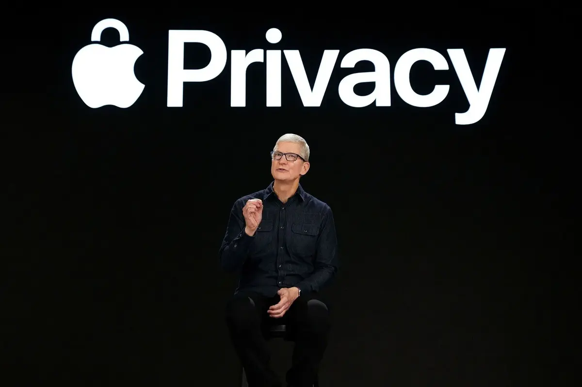 Tim Cook, avocat pour la défense de la vie privée.