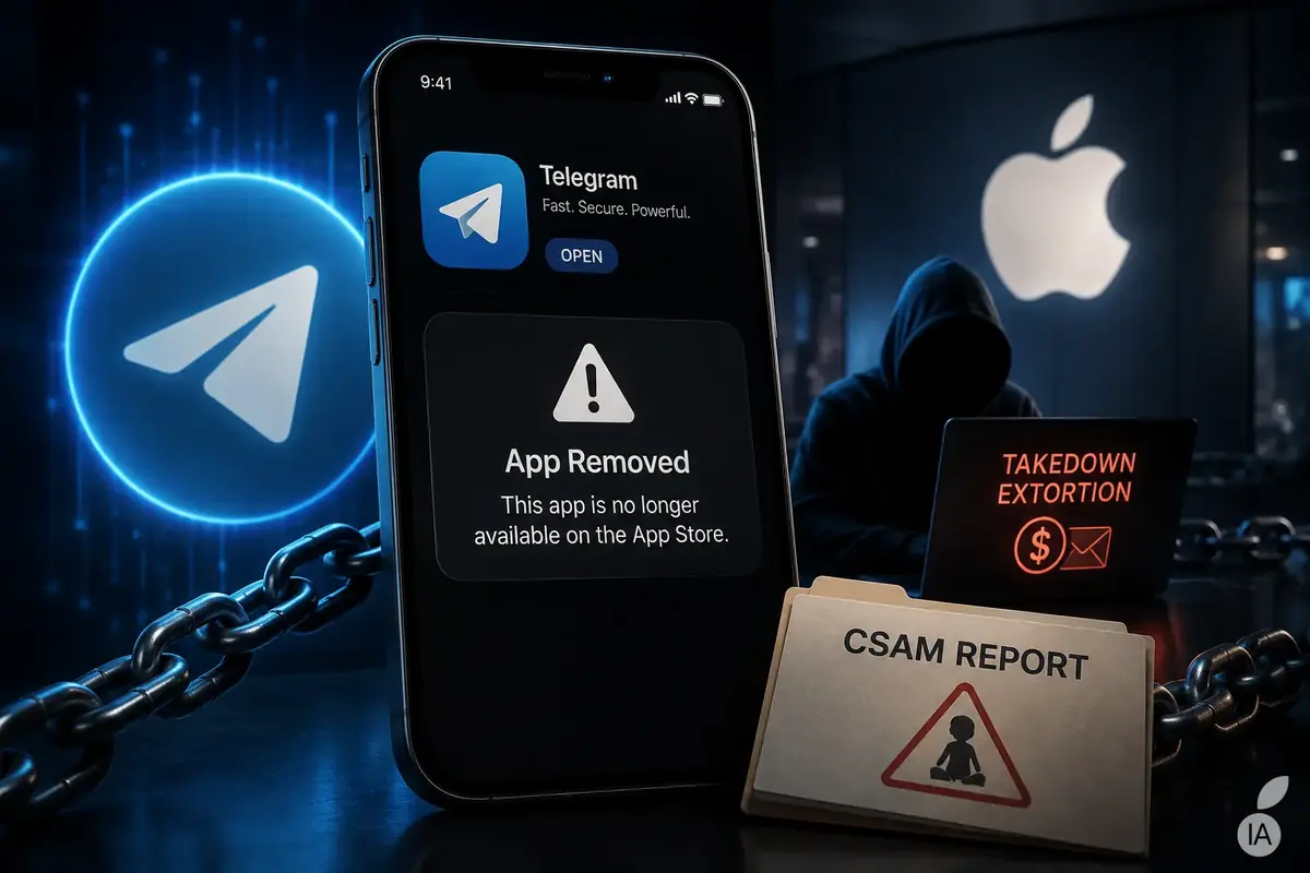 Telegram Pavel Durov App Store Rettrait CSAM