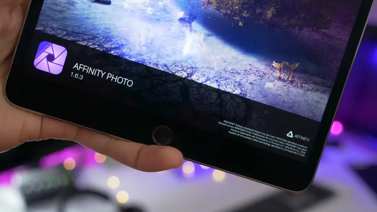 Affinity Photo supporte le mode portrait (et chouchoute l'iPad Pro 10,5)