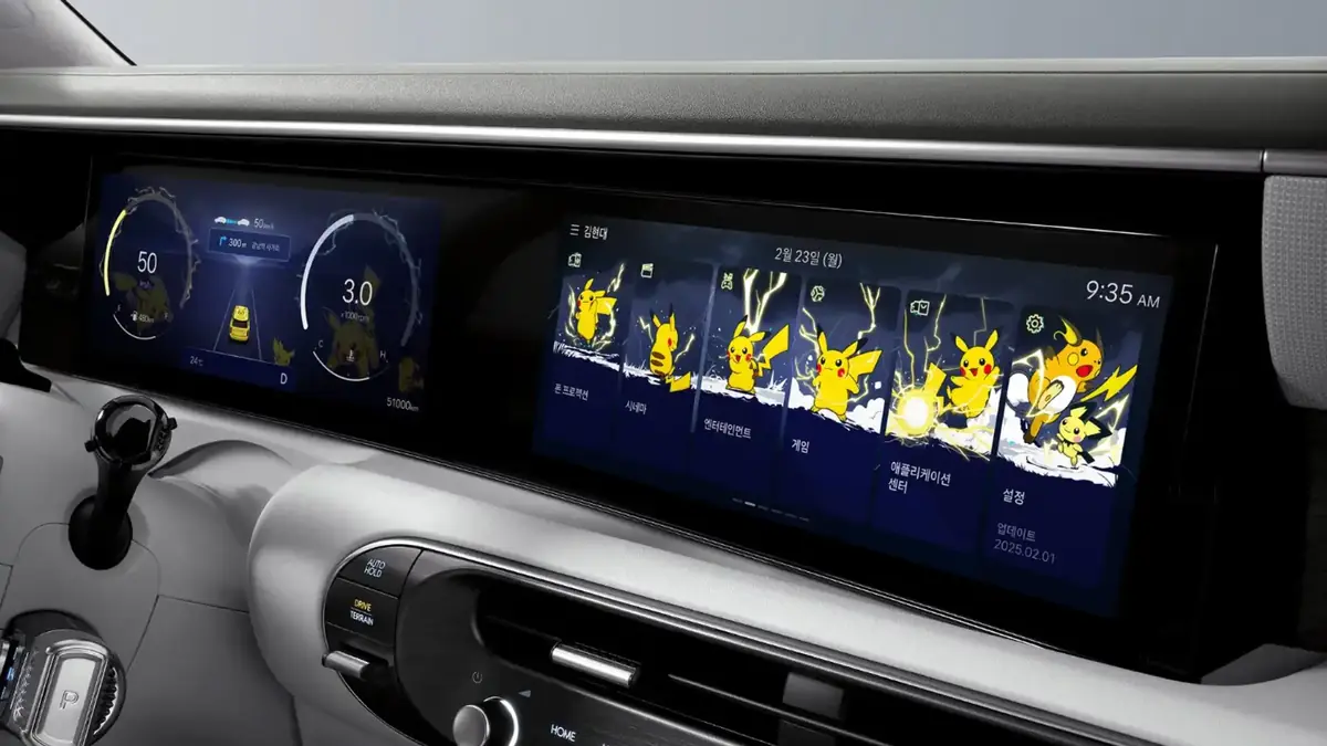 Hyundai transforme son tableau de bord en Pok&eacute;dex (mais en Cor&eacute;e)