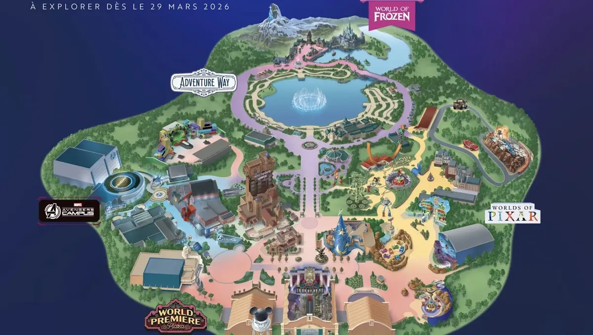 Voil&agrave; enfin le plan officiel du nouveau parc de Disneyland Paris&nbsp;: Disney Adventure World&nbsp;!