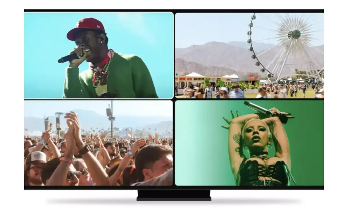 YouTube Coachella 2024 multiplex