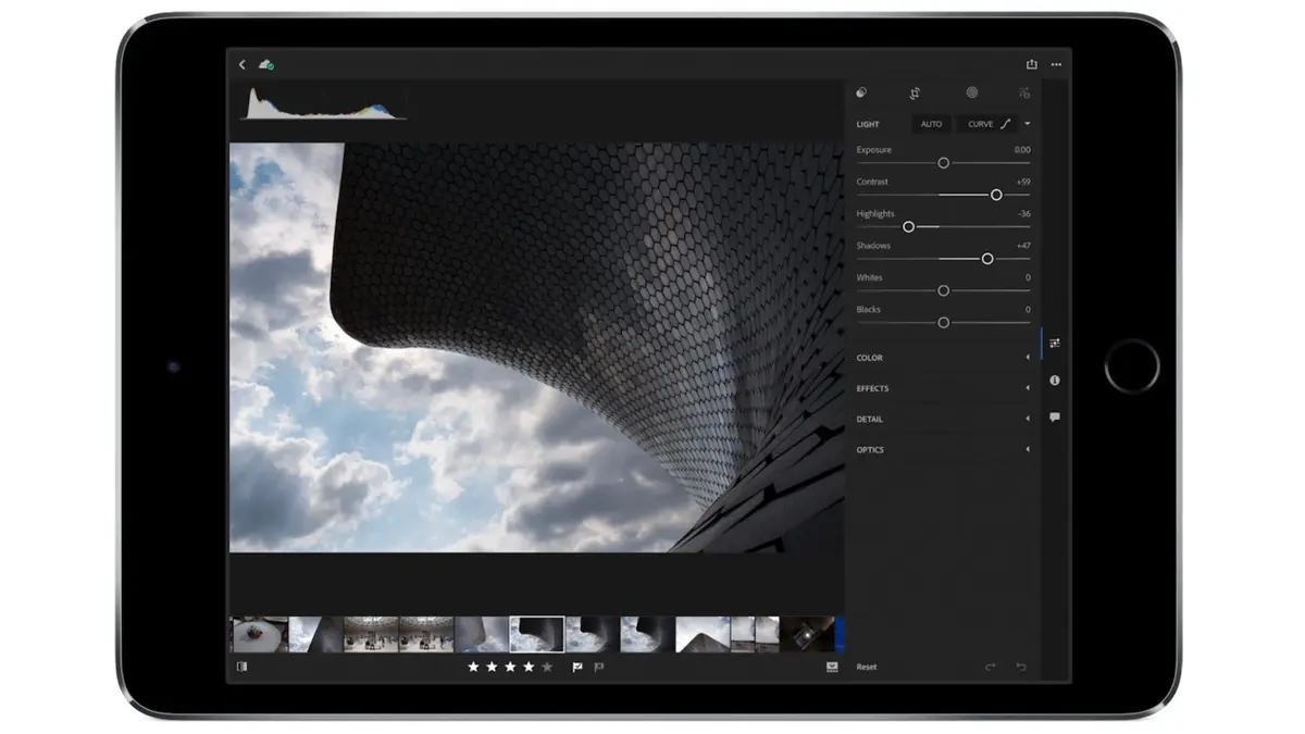 Lightroom pour iOS lance un nouvel outil de capture et de retouche