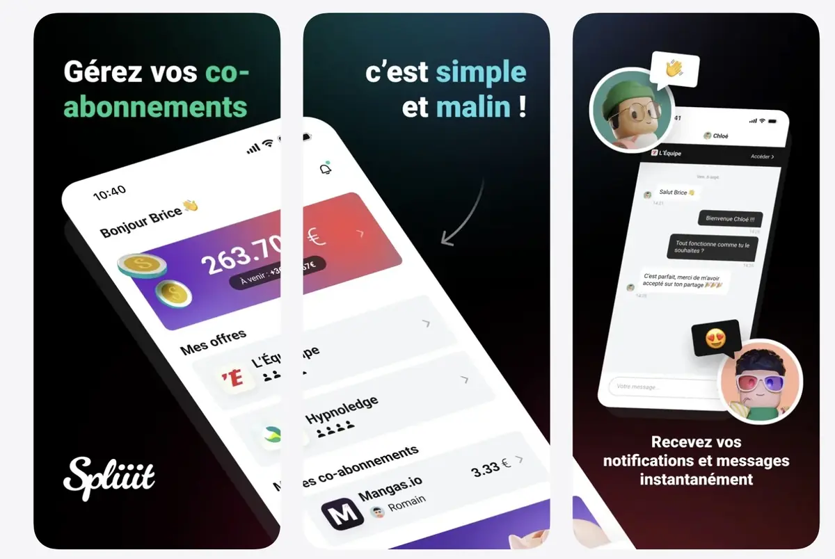 Spliiit lance son application, en pleine négociation avec Apple et Netflix