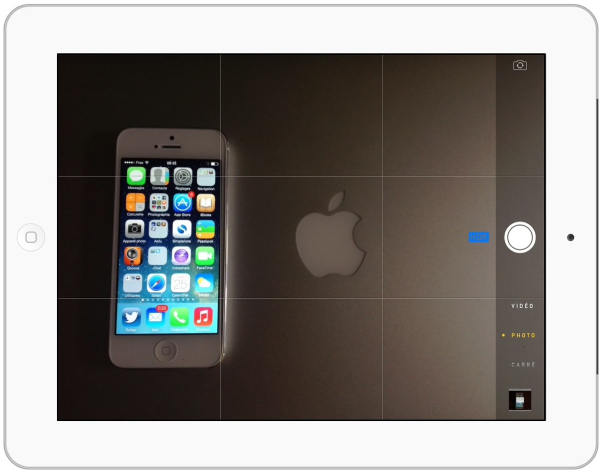 iOS 7 : les photos HDR débarquent sur l'iPad