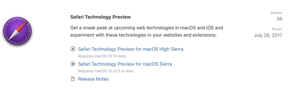 Safari Technology Preview 36