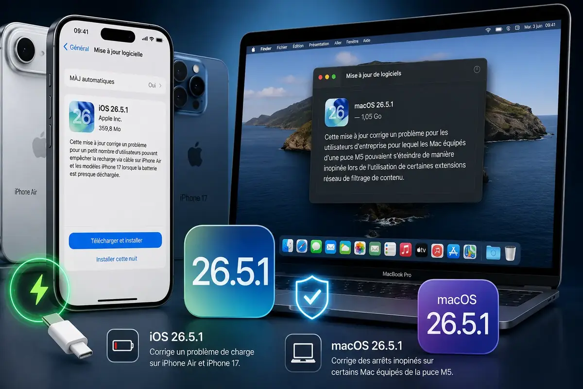 iOS 26.5.1 macIS 26.5.1 bug