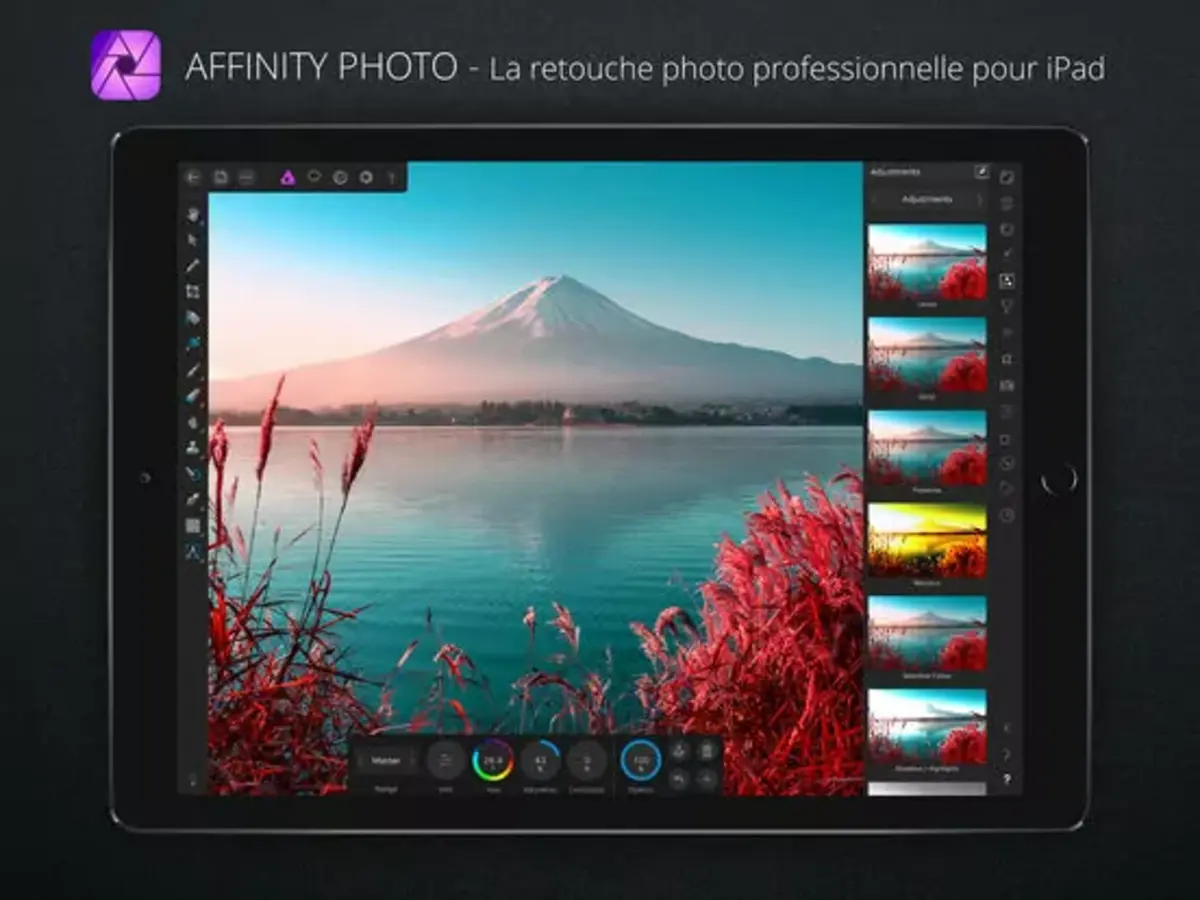 עדכון של Affinity Photo עבור iPad, שיישאר בסופו של דבר ב