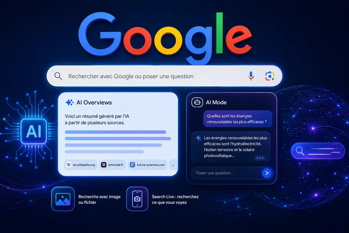 Google Aper&ccedil;u IA