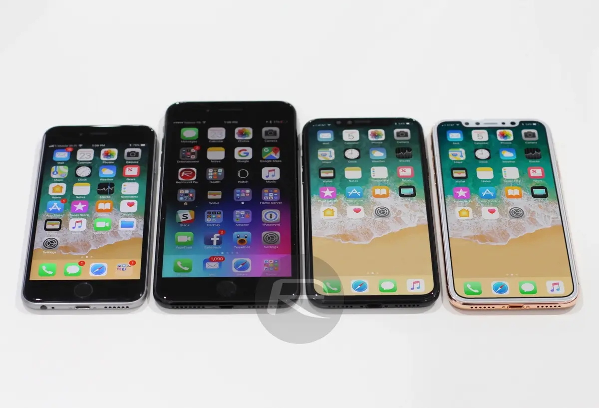 iPhone 8 : des maquettes comparées à tous les anciens iPhone