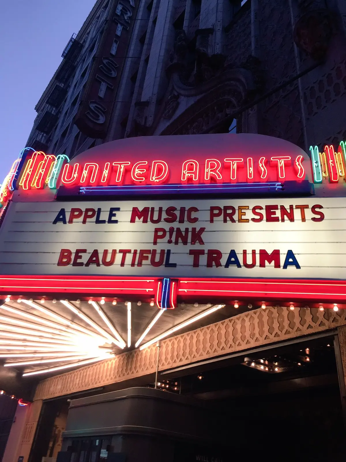 L'image du jour : Apple Music à l'honneur dans le dernier concert de Pink