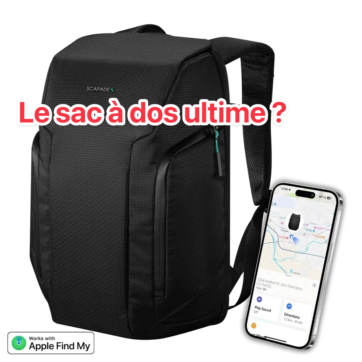 Test&nbsp;Scapade AirPack compatible Apple Localiser&nbsp;: le meilleur sac &agrave; dos 2026&nbsp;? (+ code promo)