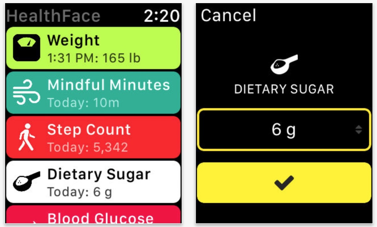 HealthFace s'adapte à iOS 11 et watchOS 4