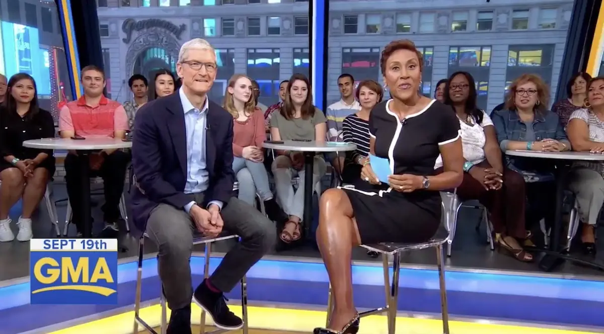 Tim Cook sur Good Morning America : "la sortie d'iOS 11 est un jour mémorable"